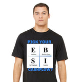 "CASHFLOW QUADRINE" TEE