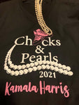 "Chucks and Pearls" (2 colors) Tee